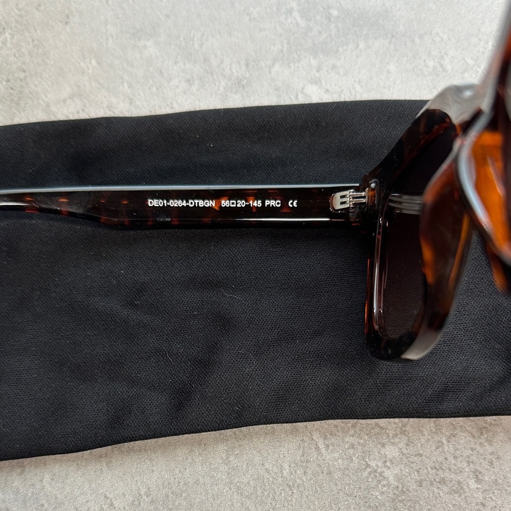Diff Eyewear Makay Tortoise Shell Sunglasses - image 5